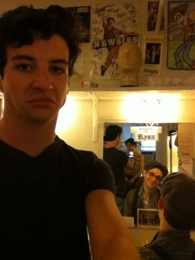 NEWSIES' Jack Scott ‏and Michael Fatica
 Photo