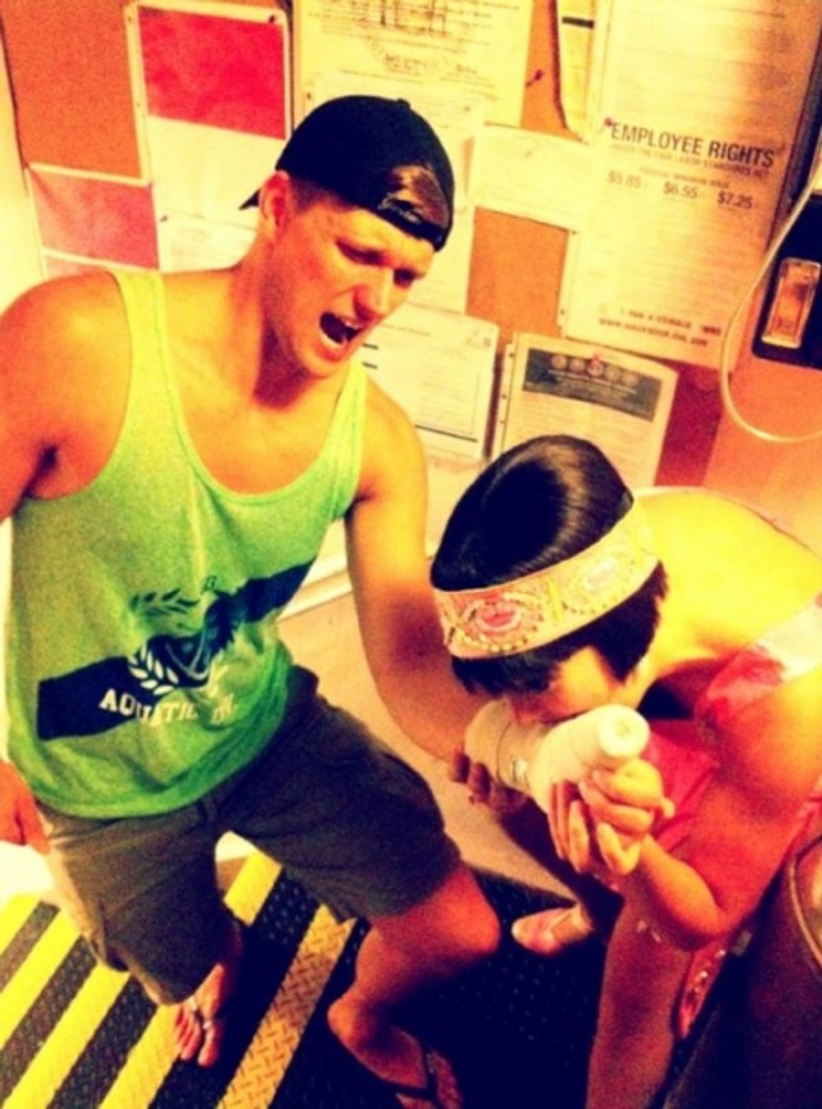 NICE WORK IF YOU CAN GET IT's Cameron Adams &#8207;and Adam Perry
 at 