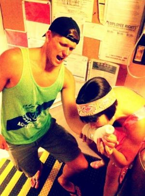 NICE WORK IF YOU CAN GET IT's Cameron Adams &#8207;and Adam Perry
 Photo