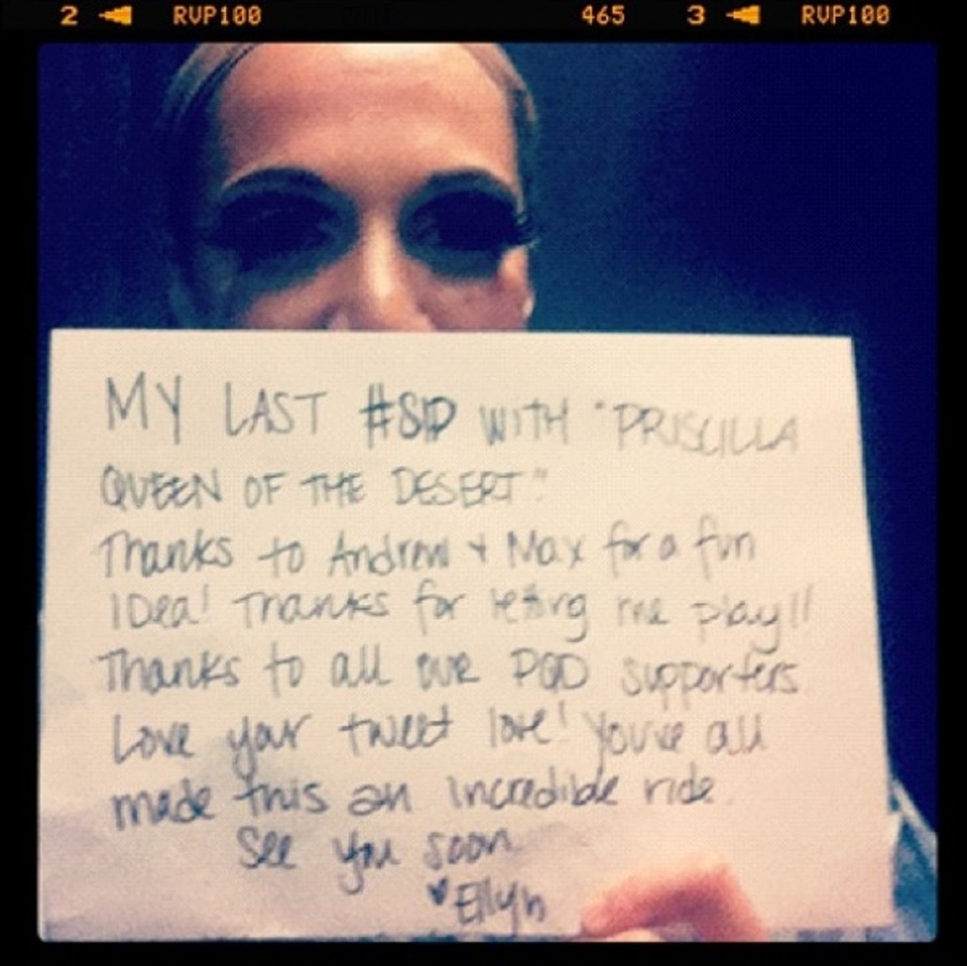 Photo Flash: Saturday Intermission Pics, June 23, Part 2 - GODSPELL Cast and PRISCILLA's Nick Adams and Ellyn Marsh Say Farewell  Image