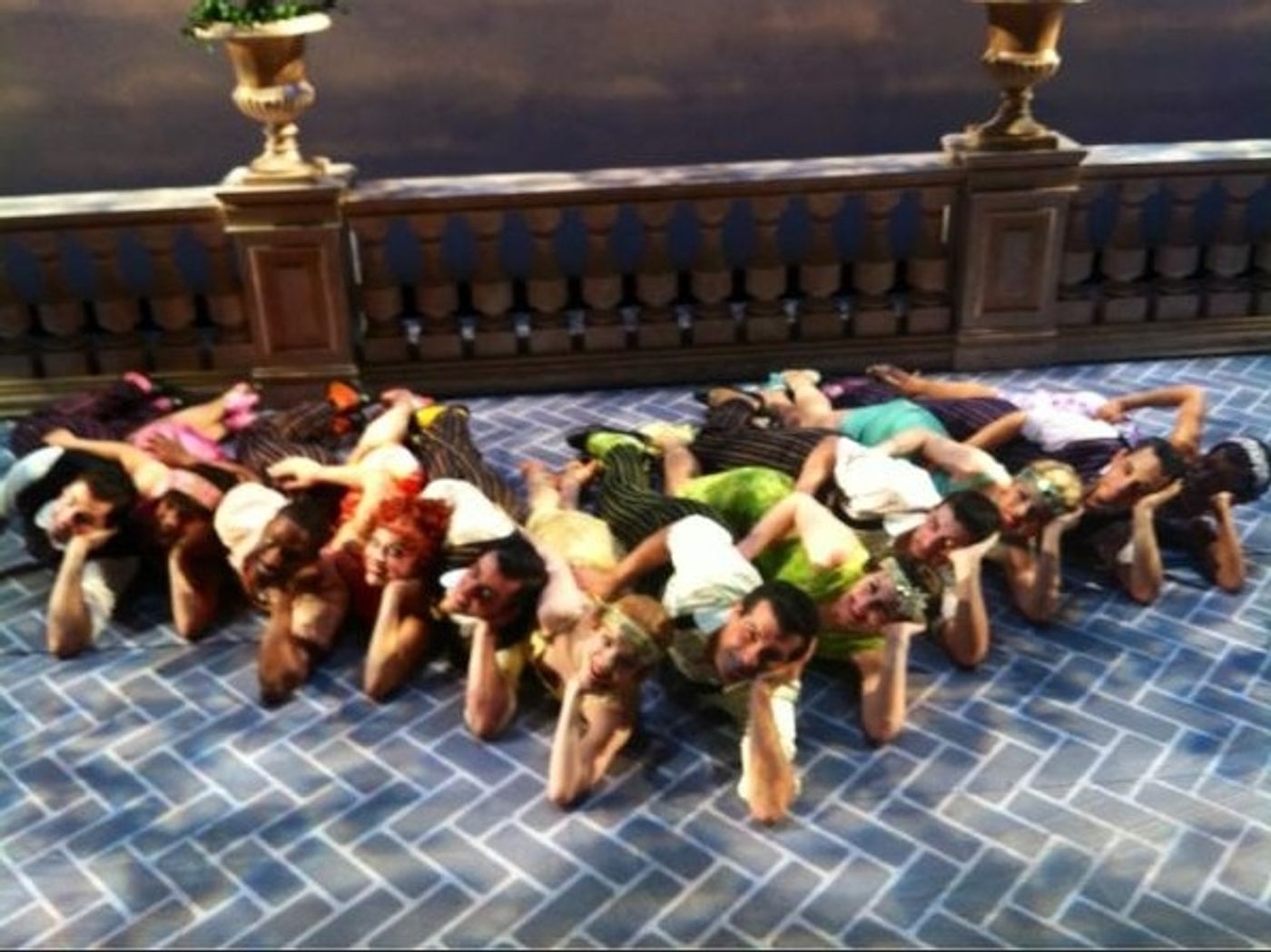 Photo Flash: Saturday Intermission Pics, June 23, Part 2 - GODSPELL Cast and PRISCILLA's Nick Adams and Ellyn Marsh Say Farewell  Image