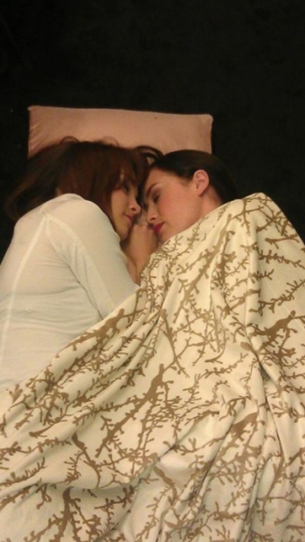 GHOST's Jen Noble ‏and Alison Luff
 Photo