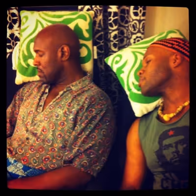 THE BOOK OF MORMON's Michael James Scott ‏and John Eric Parker
 Photo