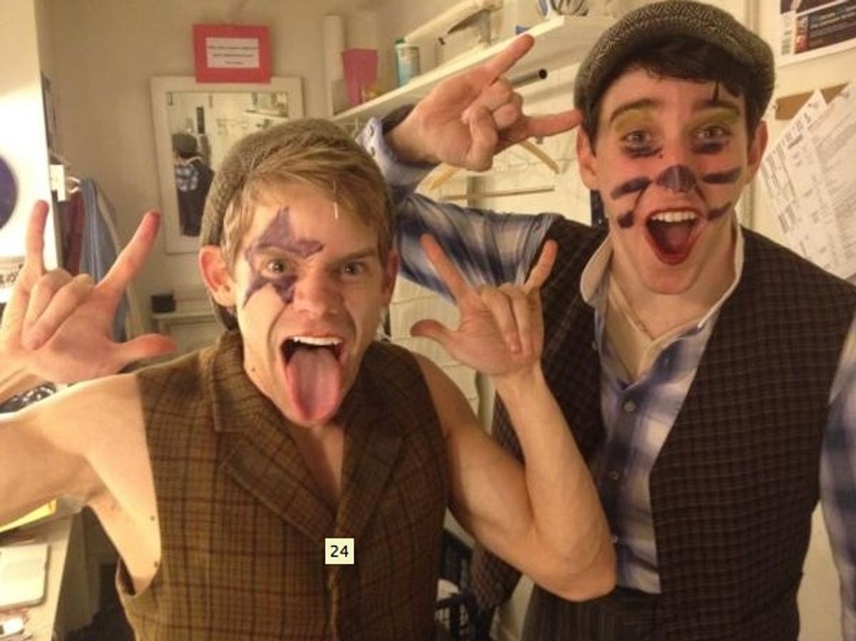 NEWSIES' Andrew Keenan-Bolger and Ben Fankhauser &#8207;
 at 