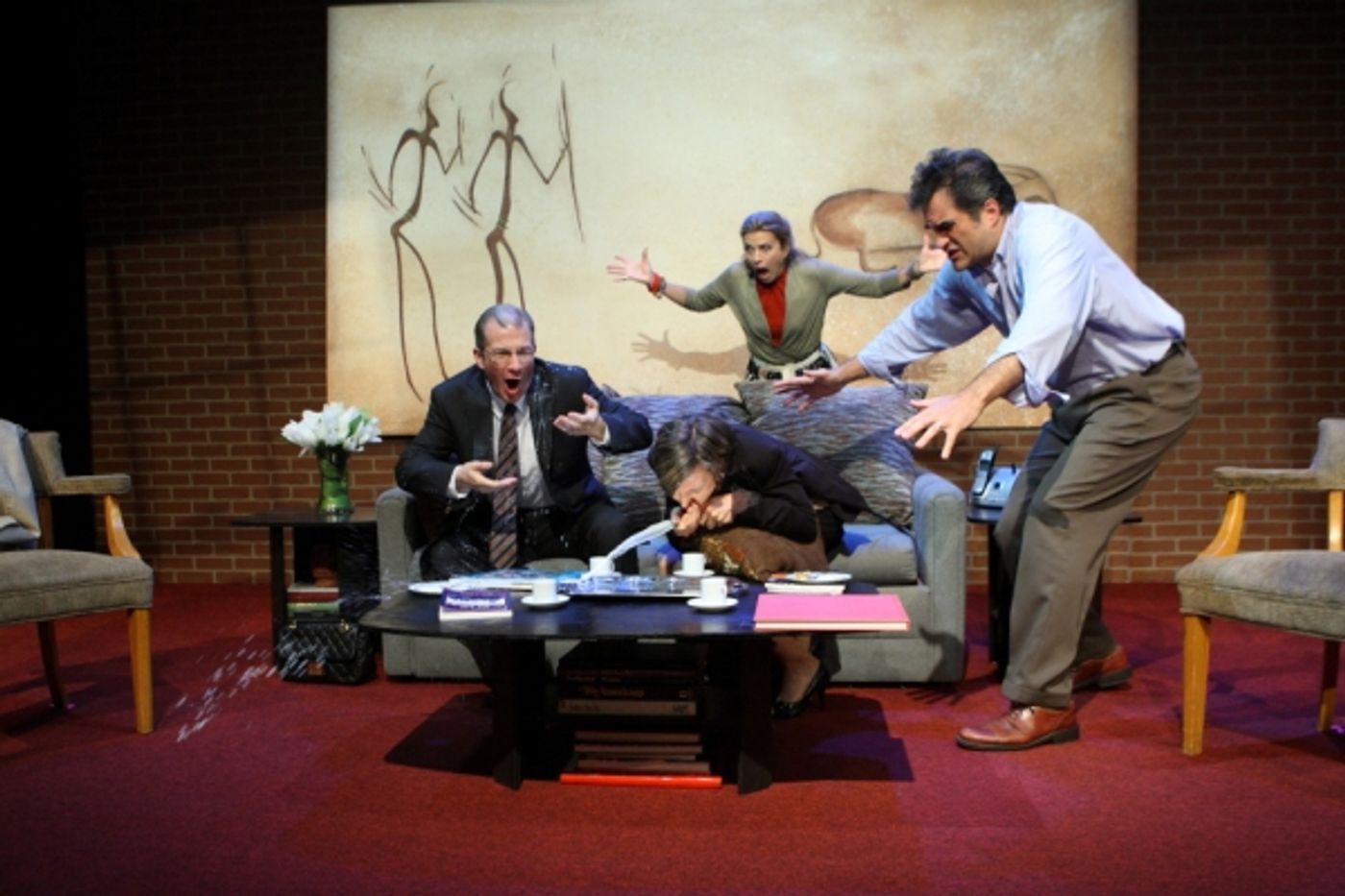 Photo Flash: First Look at Fiona Hutchinson, Justin Deas et al. in GOD OF CARNAGE Photo Flash: First Look at Fiona Hutchinson, Justin Deas et al. in GOD OF CARNAGE Image