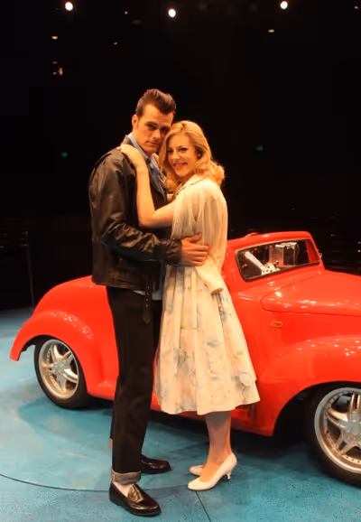 Brandon Albright and Kirsten Scott  Photo