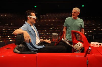 Brandon Albright with Director Glenn Casale Photo