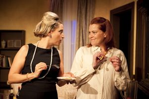 Deanna Henson and Molly Lovell in a scene from Long View Theater Company's production of Paul Zindel's AND MISS REARDON DRINKS A LITTLE. @ BroadwayWorld Deanna Henson and Molly Lovell in a scene from Long View Theater Company's production Photo