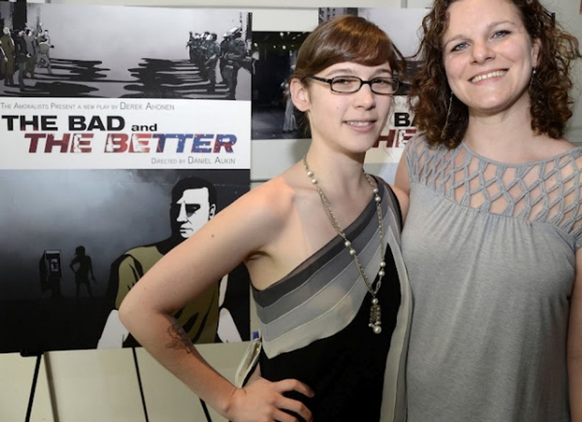 Kelcie Benne and Shoshona Currier at 