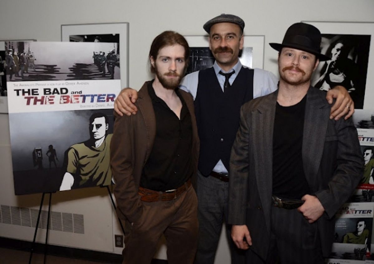 David Nash, Penny Bittone and William Apps at 