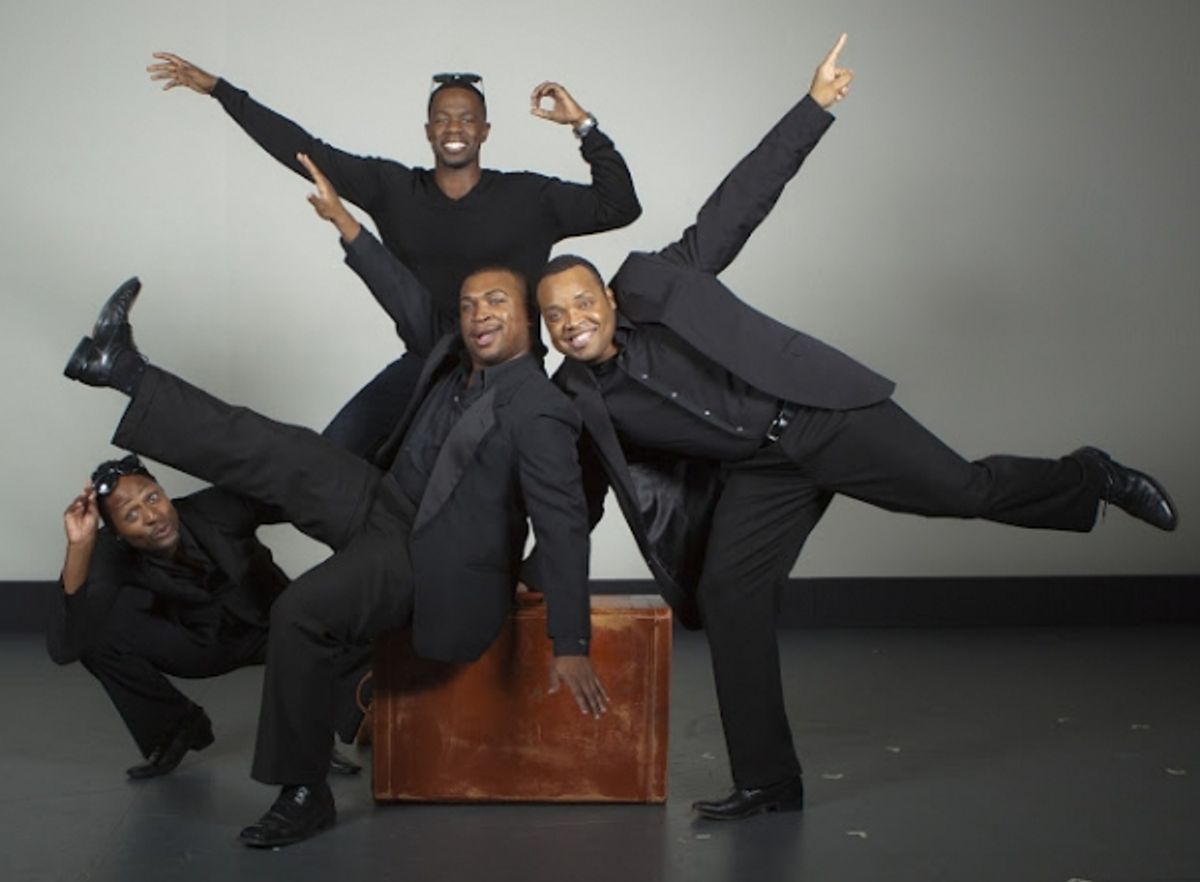 Akron Watson, Walter Cunningham, Maurice Johnson and Calvin Roberts at 