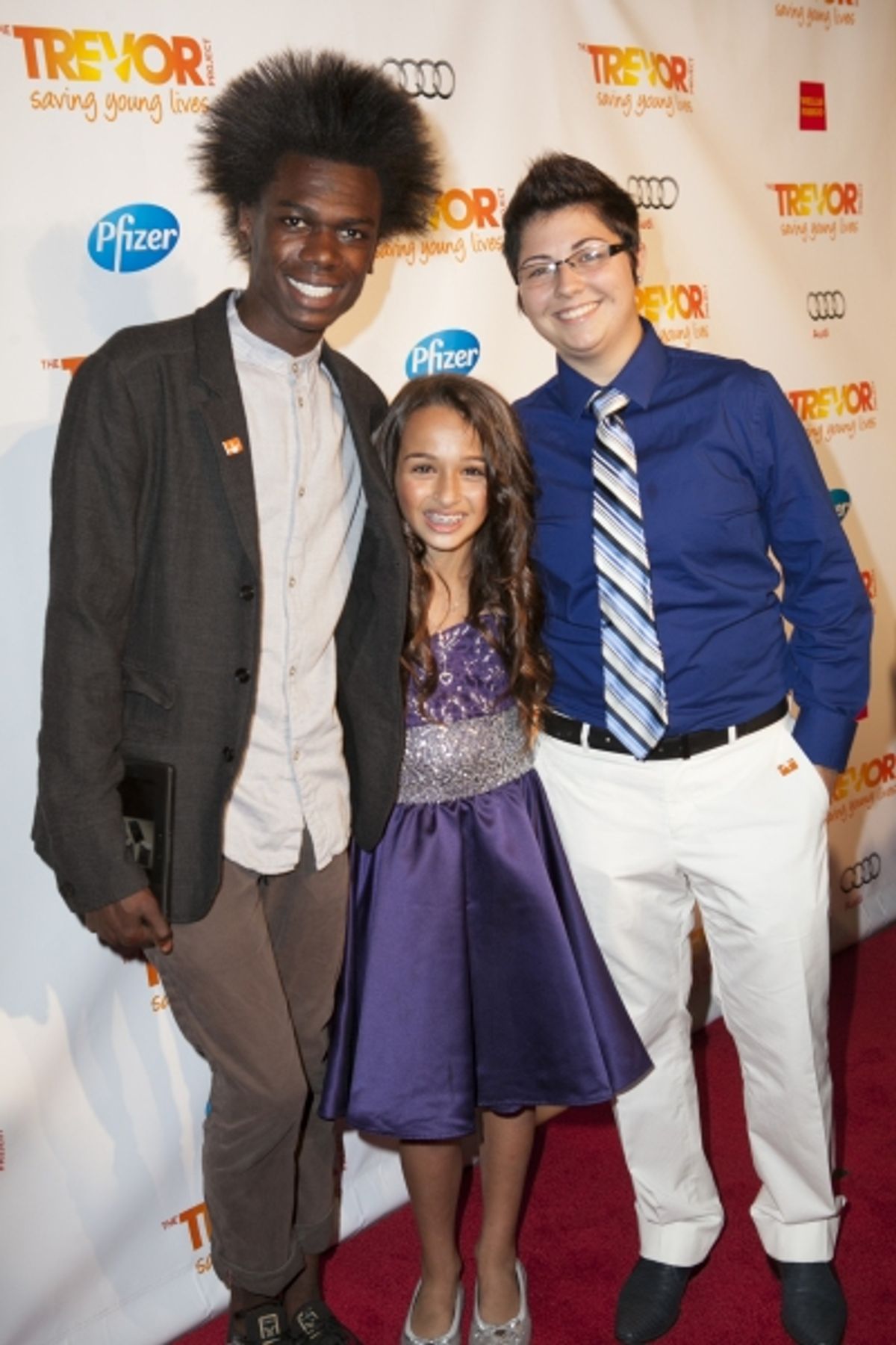 Honorees Jeremiah Beaverly, Jazz and Renae Cartwright at 