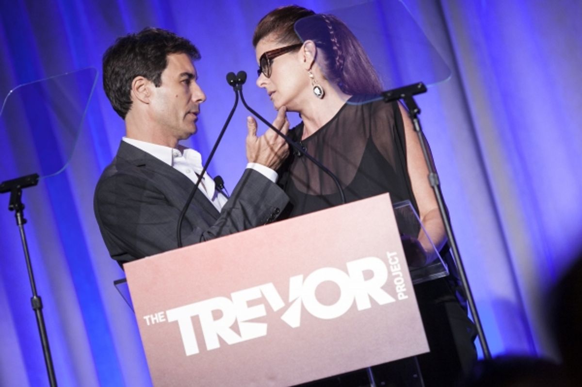 Eric McCormack and Debra Messing at 