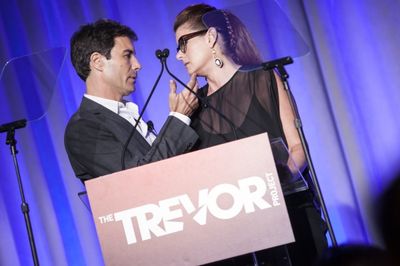 Eric McCormack and Debra Messing Photo
