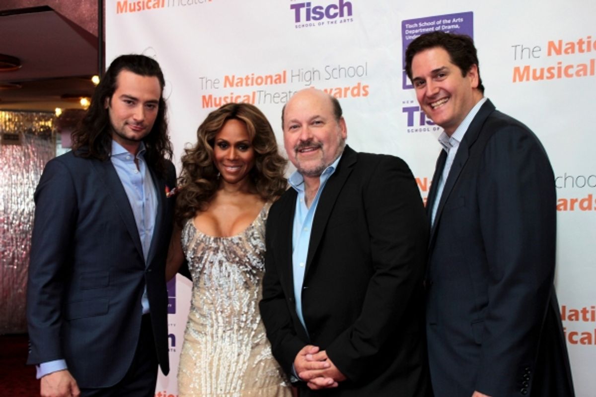 Constantine Maroulis, Deborah Cox, Frank Wildhorn, Nick Scandalios at 