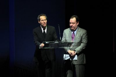Van Kaplan, James L. Nederlander Photo