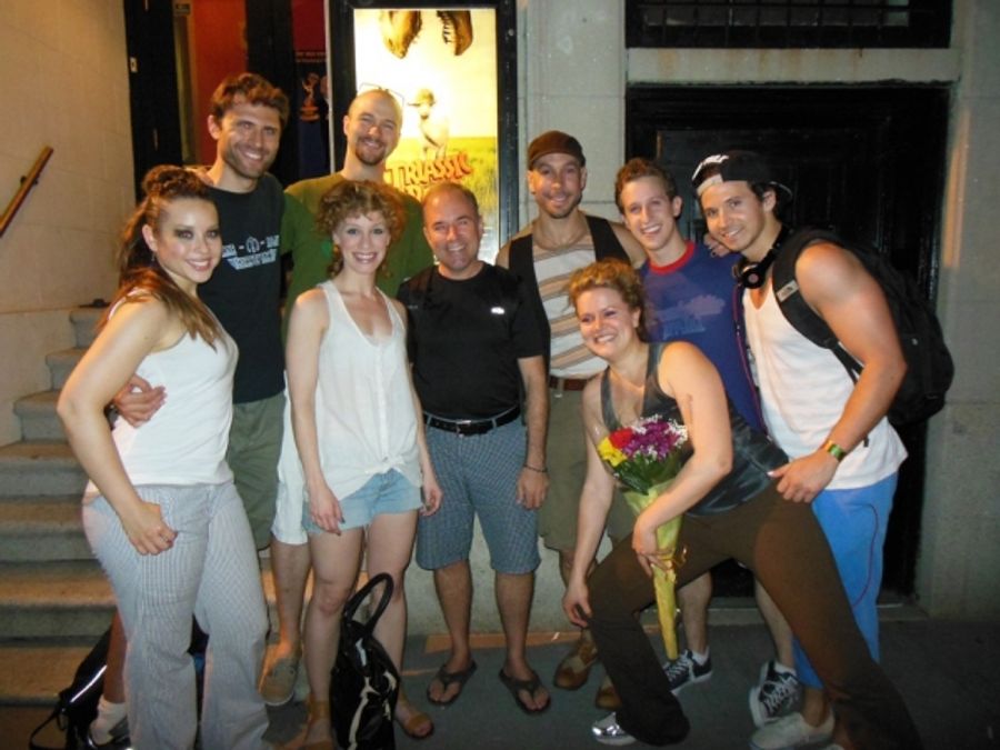 Photo Flash: Stephen Flaherty Visits SILENCE! The Musical and TRIASSIC PARQ Image