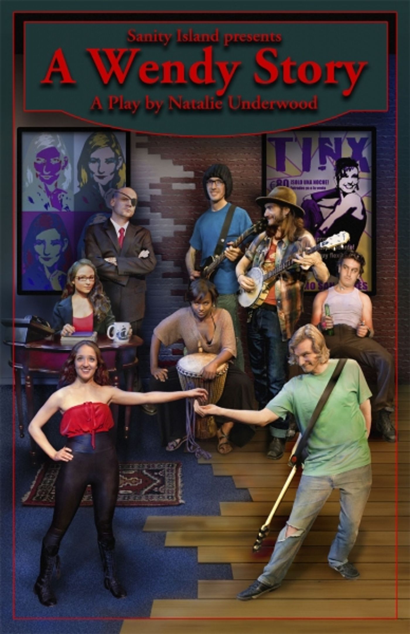 Photo Flash: First Look at Sanity Island's A WENDY STORY, Opening Tonight, 7/19  Image