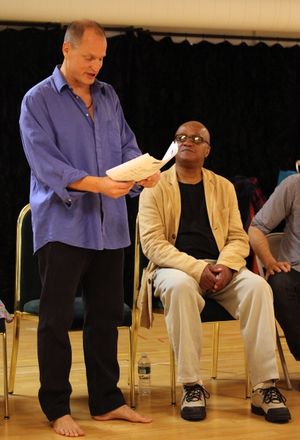 Woody Harrelson & Frankie Hyman @ BroadwayWorld Woody Harrelson & Frankie Hyman Photo