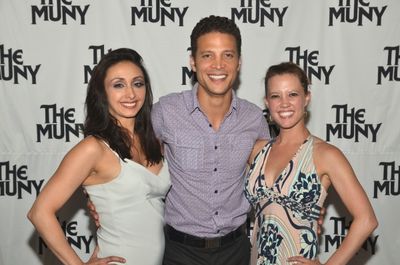 Natascia Diaz, Justin Guarini and Patti Murin Photo