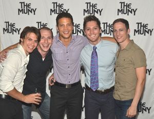 Rory Max Kaplan, Charlie Alterman, Justin Guarini, Adam Jepsen and Gerard Henry Photo
