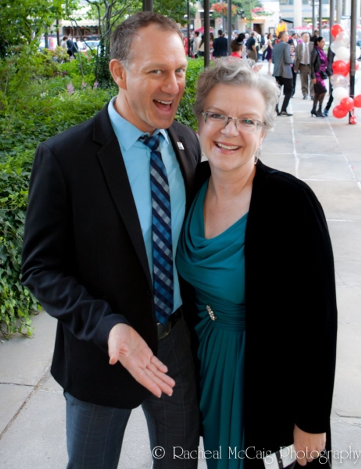 Charlotte Moore and guest at 