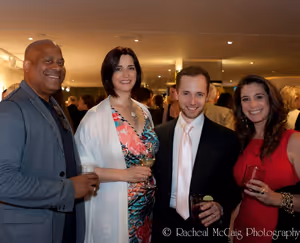 George Randolph with Mitchell Marcus, Elena Mosoff and guest Photo