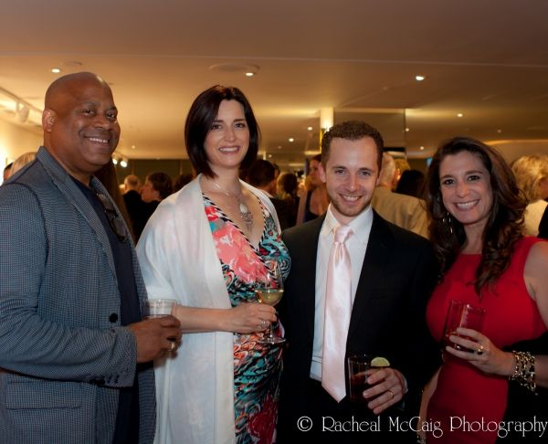 George Randolph with Mitchell Marcus, Elena Mosoff and guest Photo