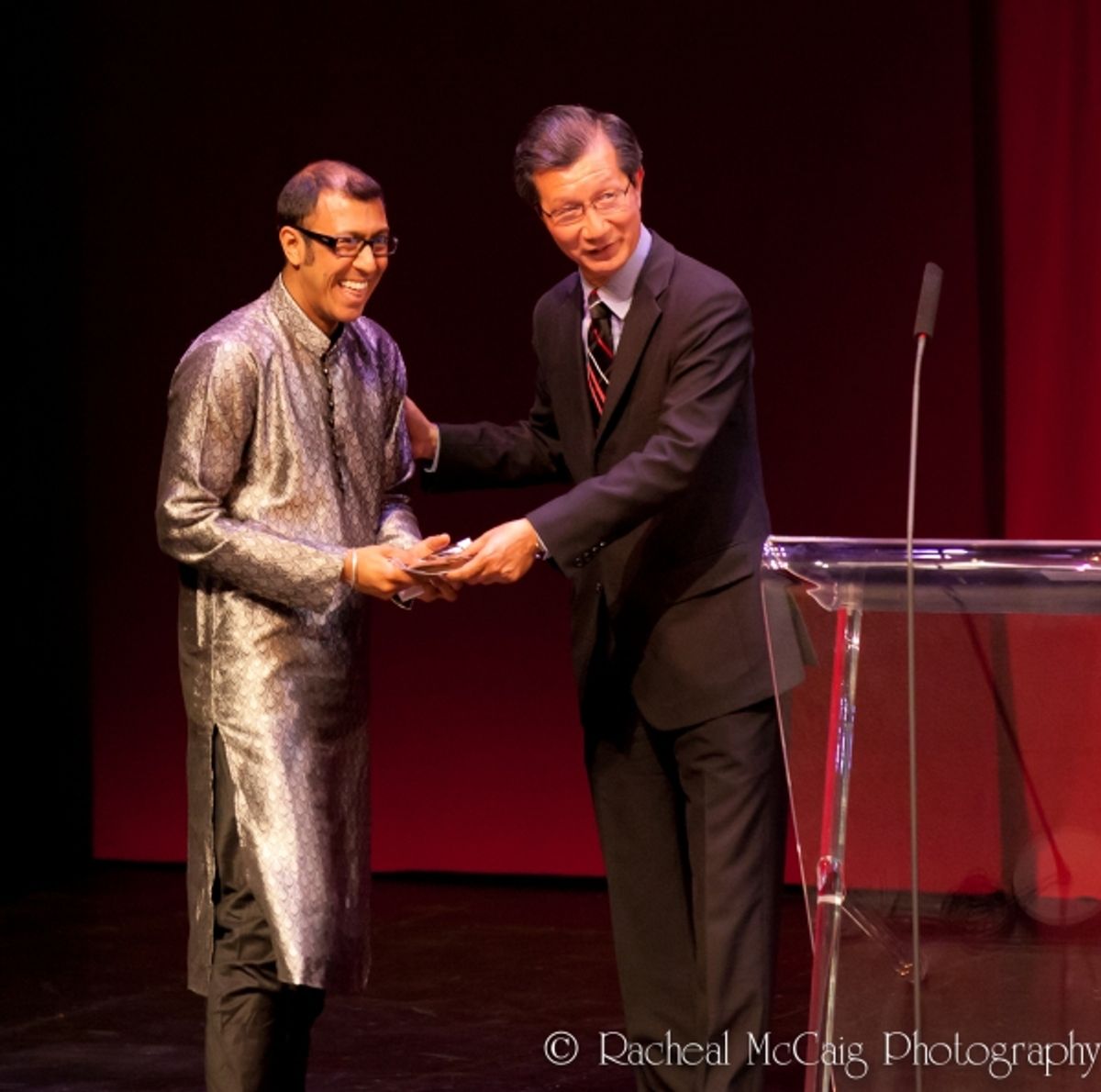 Ravi Jain and Honourable Michael Chan at 