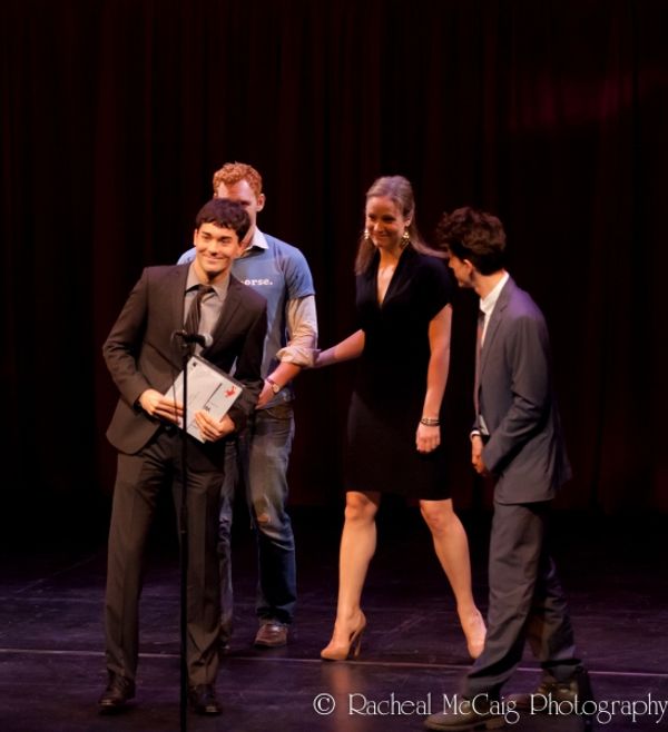 Alex Furber accepting for War Horse Photo