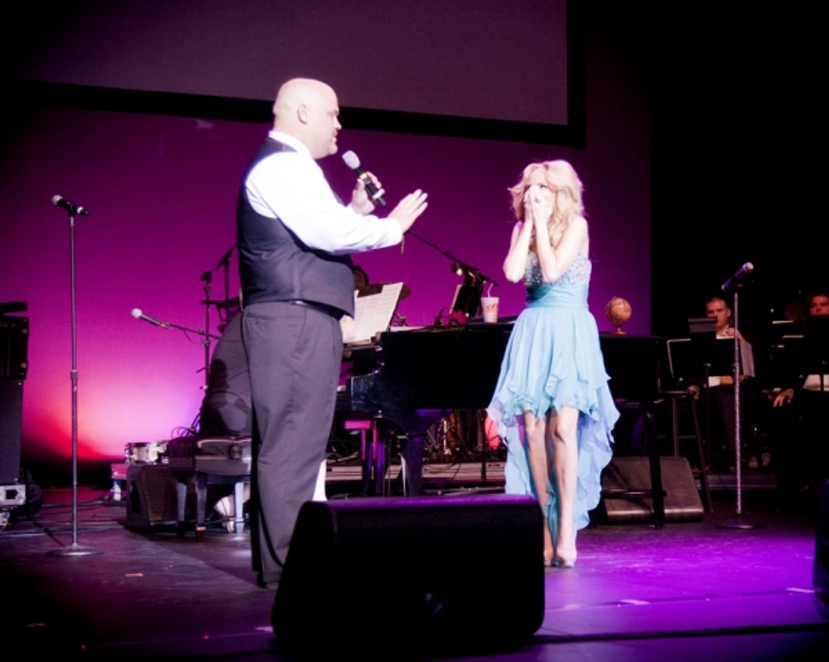 Mark Frie and Kristin Chenoweth
 at 