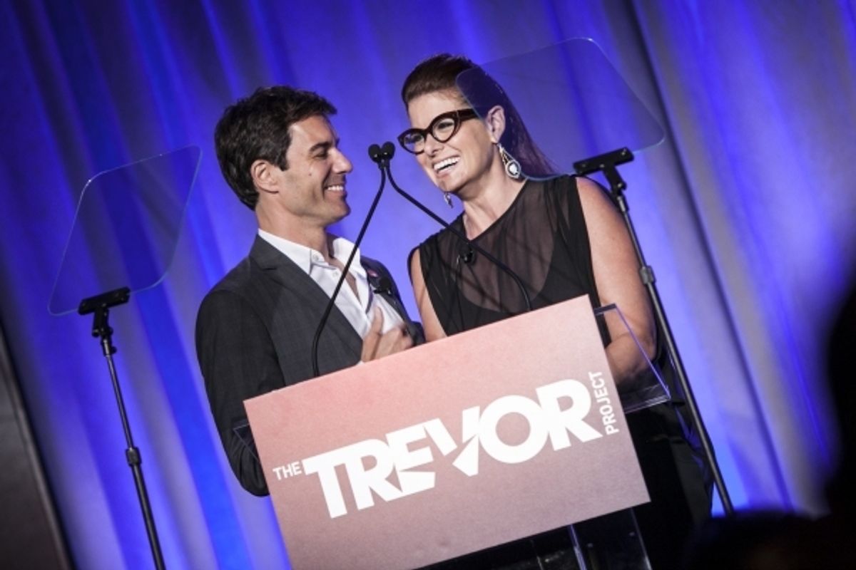 Eric McCormack and Debra Messing. Photo Credit: Kevin Thomas Garcia at 