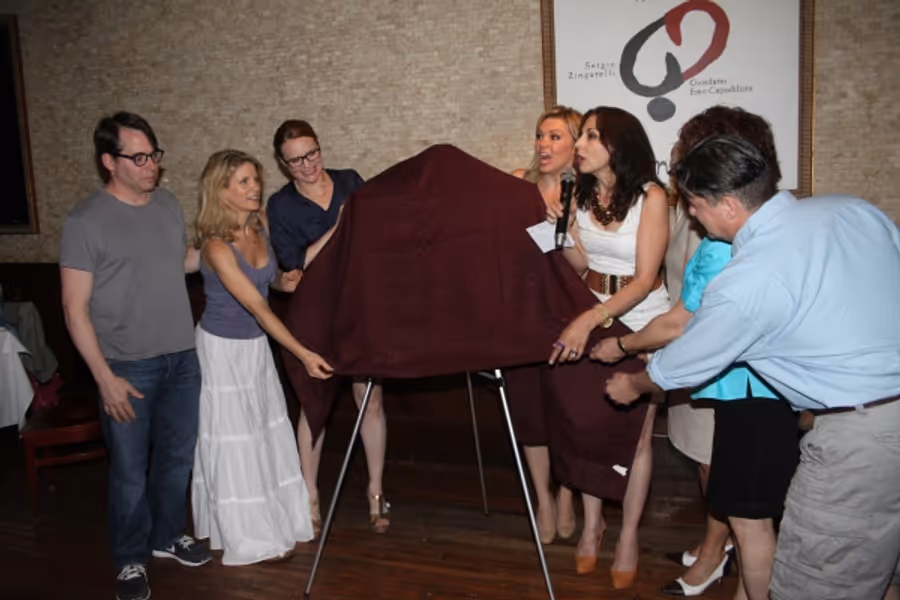Photo Coverage: Tony's di Napoli Inducts NICE WORK IF YOU CAN GET IT onto Broadway Wall Of Fame! Image