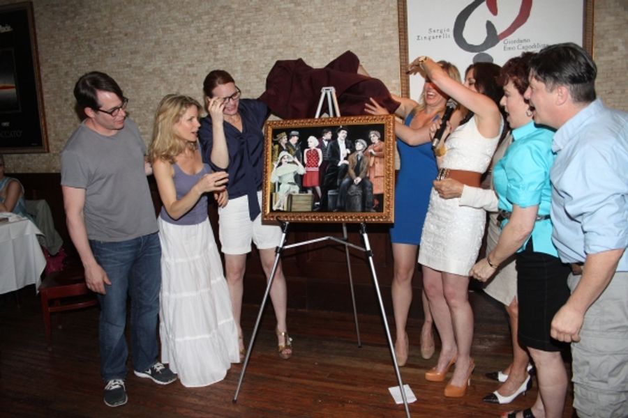 Photo Coverage: Tony's di Napoli Inducts NICE WORK IF YOU CAN GET IT onto Broadway Wall Of Fame! Image
