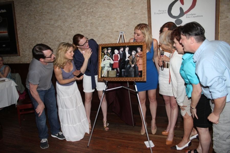 Photo Coverage: Tony's di Napoli Inducts NICE WORK IF YOU CAN GET IT onto Broadway Wall Of Fame! Image