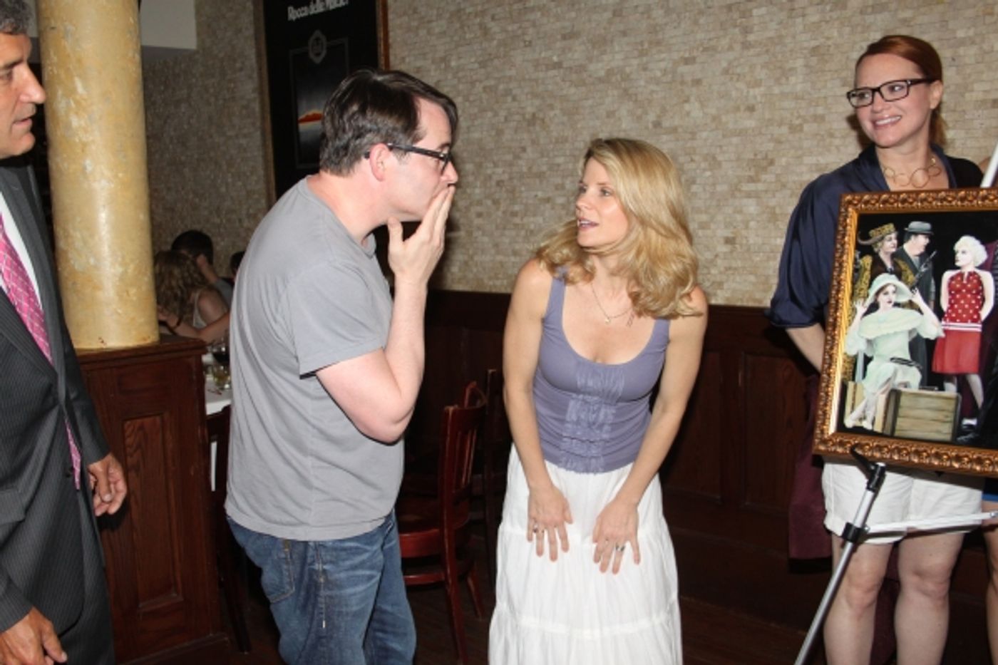 Photo Coverage: Tony's di Napoli Inducts NICE WORK IF YOU CAN GET IT onto Broadway Wall Of Fame!  Image