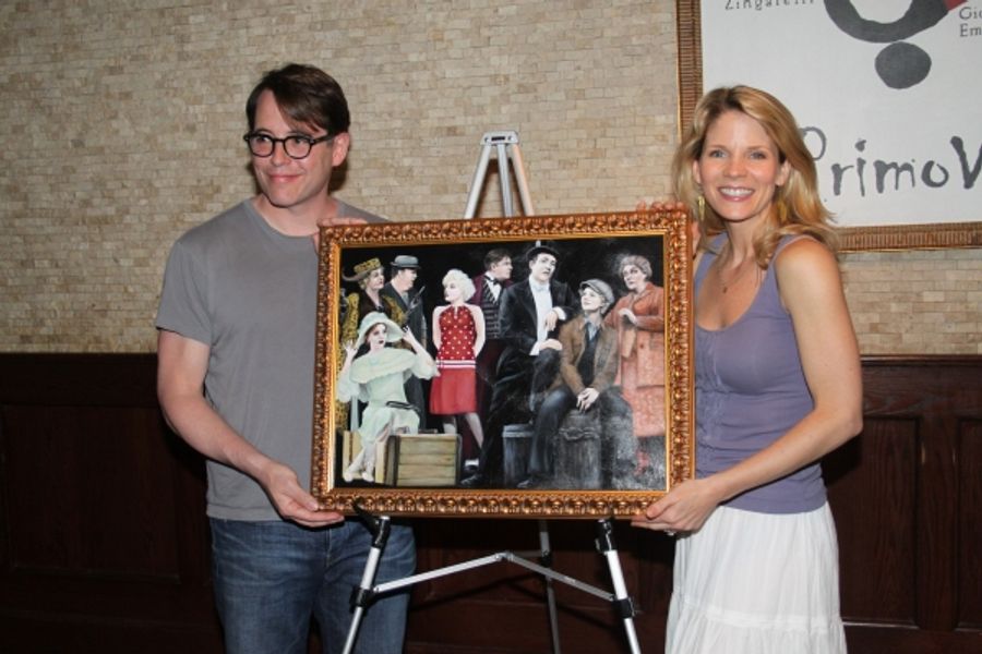 Photo Coverage: Tony's di Napoli Inducts NICE WORK IF YOU CAN GET IT onto Broadway Wall Of Fame! Image