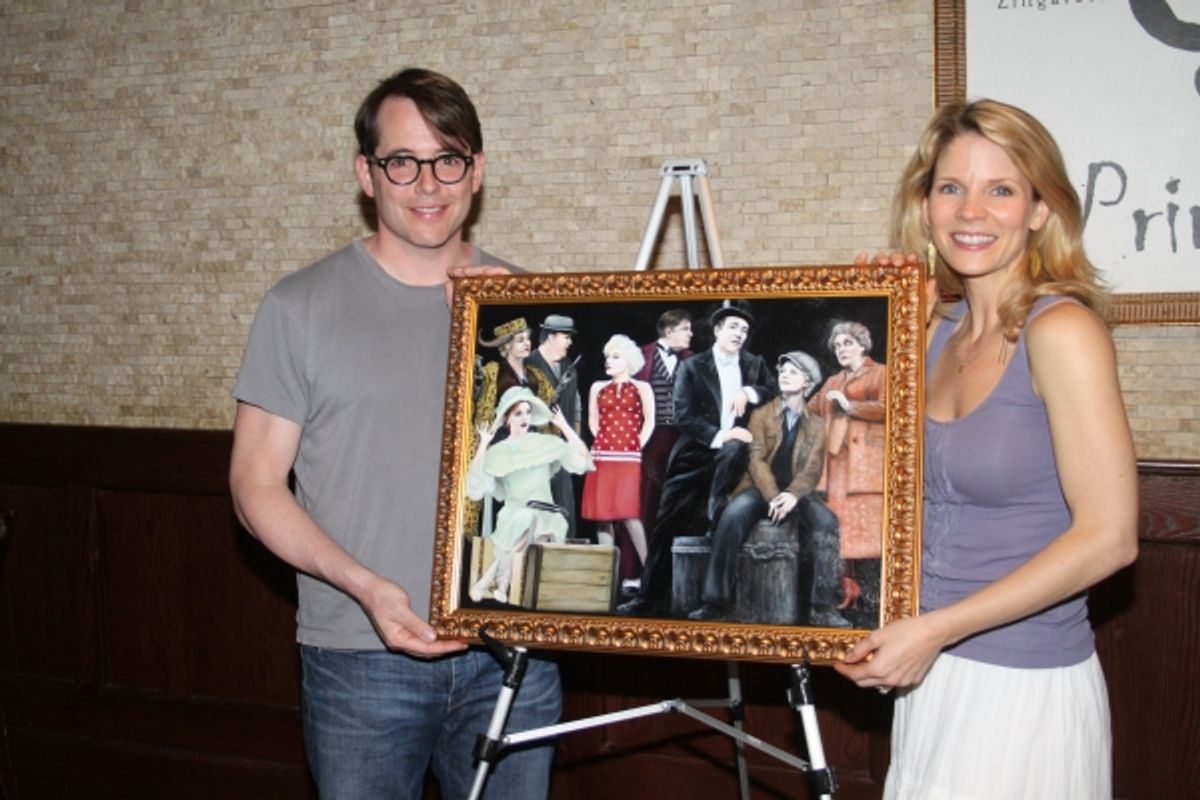 Matthew Broderick and Kelli O'Hara at 