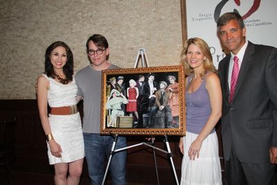Valerie Smaldone, Matthew Broderick, Kelli O'Hara and Bruce Dimpflmaier Photo