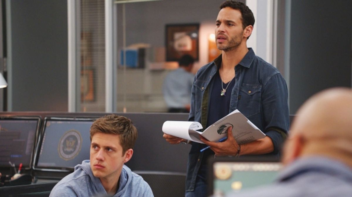 Aaron Tveit and Daniel Sunjata at 