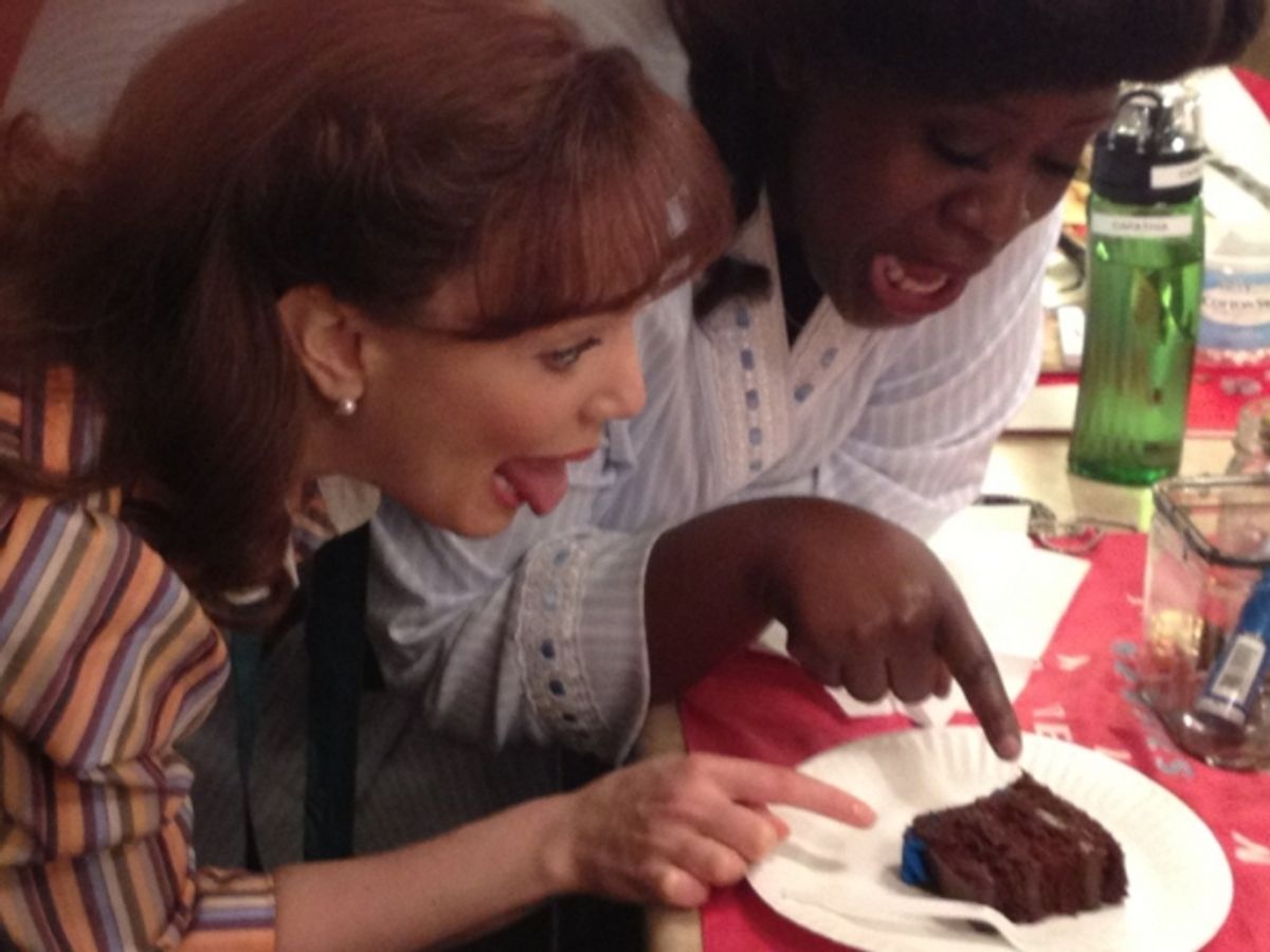 NEWSIES' Kara Lindsay and Capathia Jenkins at 