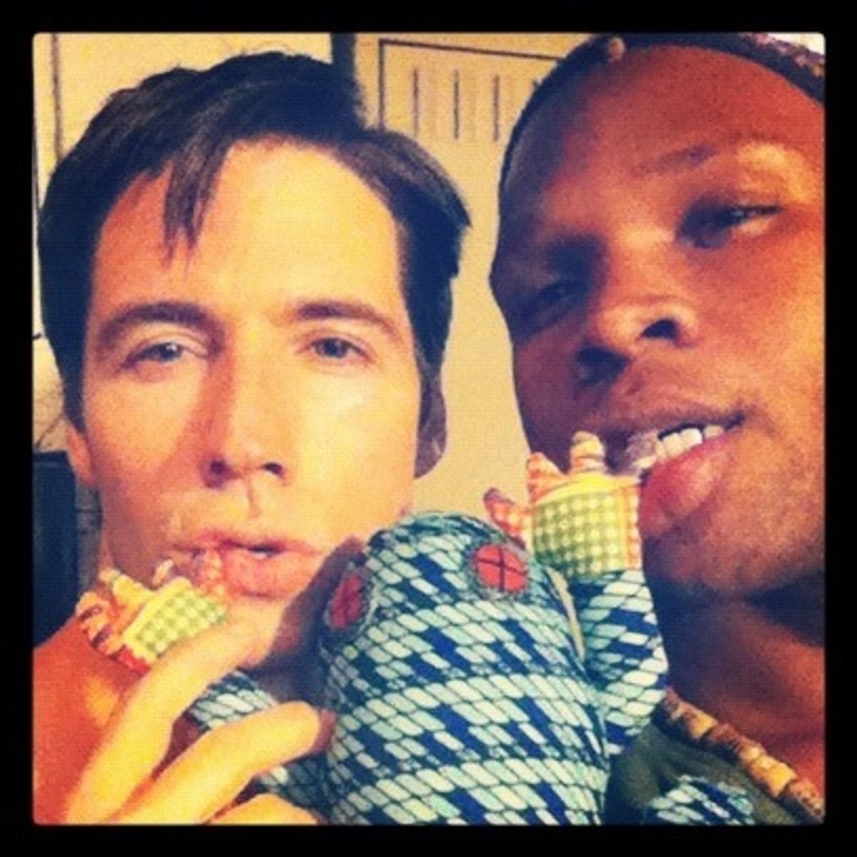 THE BOOK OF MORMON's Michael James Scott and Clark Johnsen at 