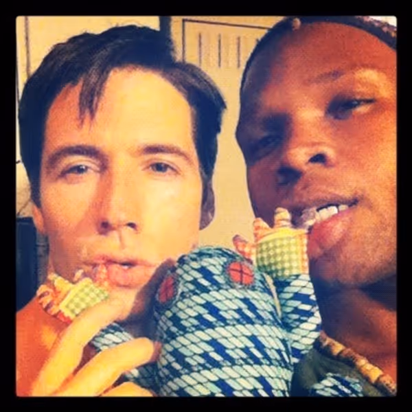 THE BOOK OF MORMON's Michael James Scott and Clark Johnsen Photo