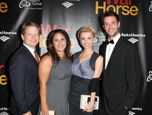 William H. Ahmanson, Karla Ahmanson, Sara Wells and Noah Wyle Photo