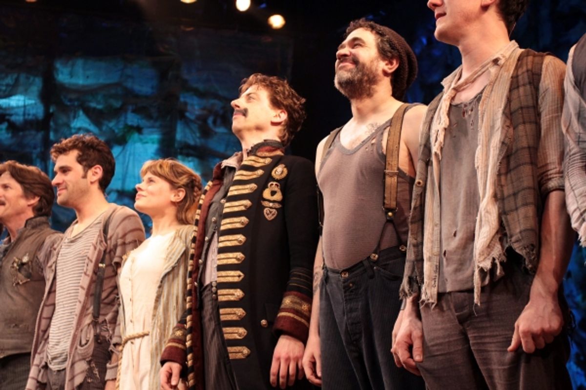 Adam Chanler-Berat, Celia Keenan-Bolger, Christian Borle, Kevin Del Aguila at 
