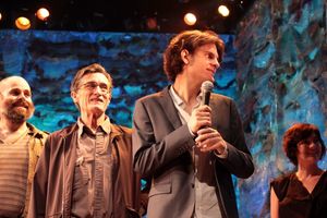 Matt D'Amico, Roger Rees, Alex Timbers, Paloma Young @ BroadwayWorld Matt D'Amico, Roger Rees, Alex Timbers, Paloma Young Photo