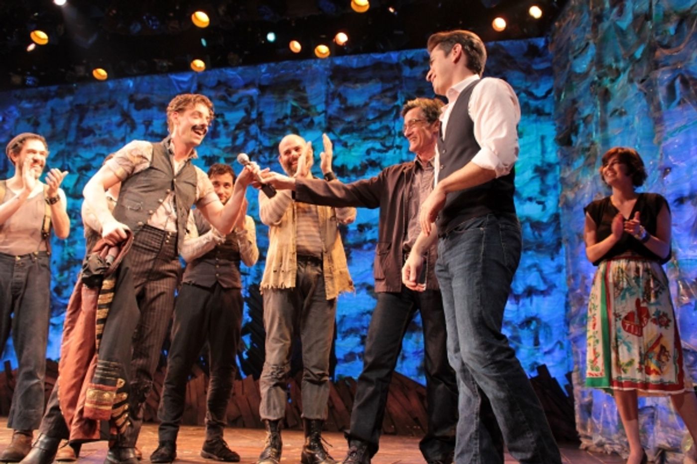 Photo Coverage: An Emotional and Funny Farewell to Christian Borle from PETER AND THE STARCATCHER Image