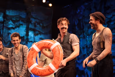 Adam Chanler-Berat, Christian Borle, Kevin Del Aguila Photo