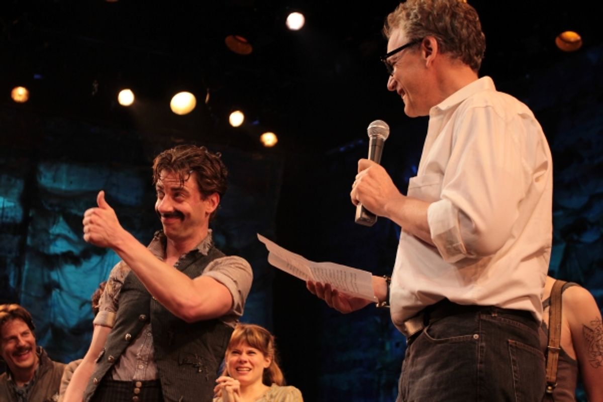 Christian Borle, Rick Elice at 