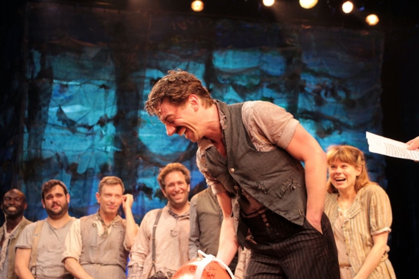 Photo Coverage: An Emotional and Funny Farewell to Christian Borle from PETER AND THE STARCATCHER Image